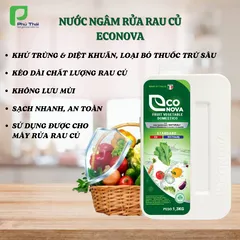 Nước ngâm rửa rau củ quả Econova (Chai 1.3kg)