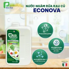Nước ngâm rửa rau củ quả Econova (Chai 1.3kg)