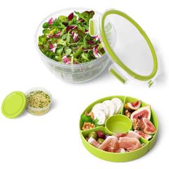 Hộp Đựng Thực Phẩm Emsa Clip & Go 2,6L - Thiết Kế 2 Tầng, Nhựa BPA Free, Dễ Dàng Sử Dụng, Chống Tràn, Thực Phẩm An Toàn