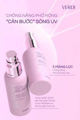 Kem chống nắng Verdi Exosome Tone Up Triple Action 50ml - Bảo vệ da chống UVA/UVB, Làm sáng và Dưỡng ẩm da tự nhiên