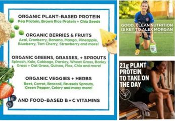 Bột Đạm Thực Vật Hữu Cơ Orgain Organic Protein 1.24kg - Hương Vị Vani - Bổ Sung Protein Tự Nhiên Cho Người Tập Gym và Ăn Chay