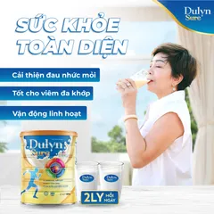 [MUA 3 TẶNG 2 ] Sữa Bột Xương Khớp Dulyn Sure 400G Cải Thiện Xương Khớp,Ngăn Ngừa Thoái Hóa,Phòng Chống Loãng Xương