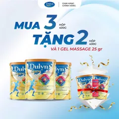 [MUA 3 TẶNG 2 ] Sữa Bột Xương Khớp Dulyn Sure 400G Cải Thiện Xương Khớp,Ngăn Ngừa Thoái Hóa,Phòng Chống Loãng Xương