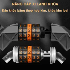 Khóa Dây Xe Đạp Lõi Thép Mật Mã 5 Số Cao Cấp Chống Trộm PÊ ĐAN SHOP