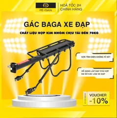 Gác Baga Xe Đạp PÊ ĐAN Yên Sau Xe Đạp Thể Thao Hợp Kim Nhôm Chắc Chắn