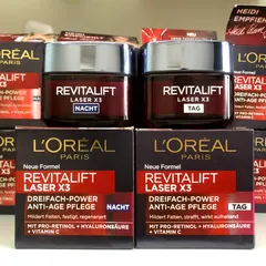Cặp kem dưỡng ngày đêm Loreal Revitalift Laser X3 Đức 50ml