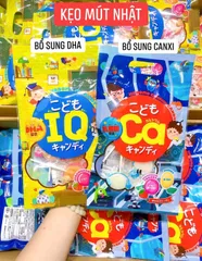 Kẹo mút canxi cho bé Unimat Riken Canxi Nhật Bản 2Y+