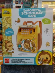 Két Tiết Kiệm Hình Ba Lô Cặp Sách - Đồ Chơi Trẻ Em Có Đèn và Nhạc, Học Tiết Kiệm Tài Chính Vui Vẻ và Thú Vị