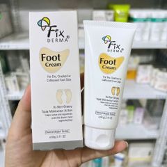 Kem Dưỡng Mềm Mịn, Chống Nứt Nẻ Gót Chân Fixderma Foot Cream 60g