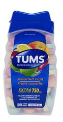 Viên nhai giảm đau dạ dày Tums Extra Strength 750 của Mỹ 100 viên của Mỹ