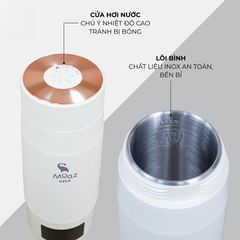 Bình đun nước pha sữa di động MOAZ BEBE- MB058 (Bảo hành chính hãng 12 tháng)