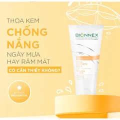 Kem Chống Nắng Bionnex Tinted Suncreen Cream SPF50+ 50ml - Bảo Vệ Da, Làm Đều Màu Da, Dưỡng Ẩm, Phù Hợp Mọi Loại Da