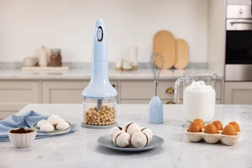 Máy xay cầm tay SMEG HBF03PBEU màu xanh blue - Thiết kế retro, công suất 700W, đa chức năng, an toàn cho sức khỏe, hoàn hảo cho mọi gian bếp