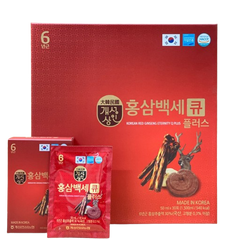 Nước Hồng Sâm Nhung Hươu LInh Chi Q Plus - Hộp 30 Gói 50ml - Tăng Cường Sức Khỏe, Bồi Bổ Cơ Thể, Hỗ Trợ Miễn Dịch