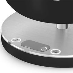Cân Tiểu Ly Điện Tử SMEG KSC01 Màu Đen Retro, Tối Đa 5kg, Bát Thép Không Gỉ, Màn Hình LED Dễ Đọc, Phù Hợp Nấu Ăn Ẩm Thực