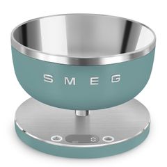 Cân Tiểu Ly Điện Tử Smeg KSC01EGMWW Màu Xanh Ngọc Lục Bảo – Cân Nhà Bếp Retro Tối Đa 5kg với Màn Hình LED Dễ Đọc