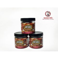 Khô Bò Tây Bắc Quang Hiển - Beef Jerky Classic Hũ 100g Đậm Đà Hương Vị Tự Nhiên, Ăn Vặt Ngon Miệng, Quà Tặng Ý Nghĩa
