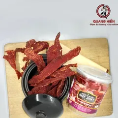 Khô Bò Tây Bắc Quang Hiển 25 Gói Tặng 1 - Beef Jerky Classic Gói 20g Thơm Ngon, Đậm Hương Vị Tự Nhiên, Đồ Ăn Vặt Tiện Lợi