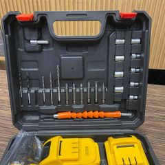 Bộ Khoan Vít Không Dây DUNLANDI 24V - Tặng Kèm 2 Pin và 24 Phụ Kiện, Thiết Kế Tiện Dụng Cho Công Việc Sửa Chữa và Lắp Đặt