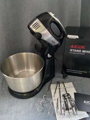 Máy Trộn Nhào Bột Đánh Trứng 2 Trong 1 AICOK - Thiết Kế Hiện Đại, Công Suất 300W, Dung Tích 3.5L, Phụ Kiện Tháo Rời Dễ Dàng Vệ Sinh