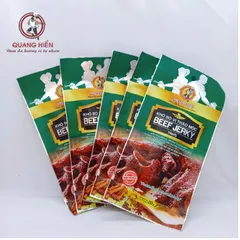 Khô Bò Thảo Mộc Quang Hiển 20g - Beef Jerky Thơm Ngon, Đậm Đà Hương Vị Tự Nhiên, Món Ăn Vặt Ngon Miệng, Phù Hợp Với Mọi Người