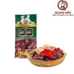 25 Gói Khô Bò Thảo Mộc Quang Hiển 20g - Ngon Đậm Đà, Tặng 1 Gói Miễn Phí - Thực Phẩm ăn vặt Lành Mạnh, Thỏa Mãn Cơn Thèm