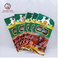25 Gói Khô Bò Thảo Mộc Quang Hiển 20g - Ngon Đậm Đà, Tặng 1 Gói Miễn Phí - Thực Phẩm ăn vặt Lành Mạnh, Thỏa Mãn Cơn Thèm