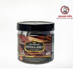 Khô Trâu Vị Tiêu Buffalo Jerky 100g - Đồ Ăn Vặt Ngon, Thơm Ngon Tự Nhiên Từ Quang Hiển, Dinh Dưỡng Cho Người Ăn Kiêng