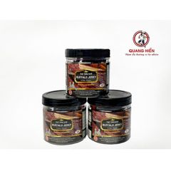 Khô Trâu Vị Tiêu Buffalo Jerky 100g - Đồ Ăn Vặt Ngon, Thơm Ngon Tự Nhiên Từ Quang Hiển, Dinh Dưỡng Cho Người Ăn Kiêng