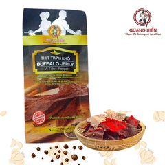Khô Trâu Vị Tiêu Quang Hiển 20g - Thịt Trâu Khô Ngon, Cay Nhẹ, Đồ Ăn Vặt Tự Nhiên Tại Việt Nam