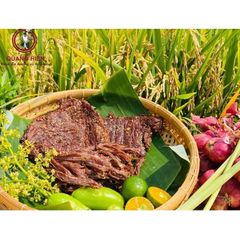 Khô Trâu Vị Sả Quang Hiển 20g - Thịt Trâu Khô Hương Sả Ngon, Đậm Đà, Lý Tưởng Cho Bữa Ăn Vặt Việt Nam