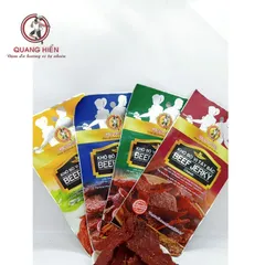 Khô Trâu Vị Ớt Hiểm Buffalo Jerky Quang Hiển – Combo 5 Hộp 100g Tặng 1 Túi 20g – Snack Ngon Hấp Dẫn, Thích Hợp Làm Quà Biếu