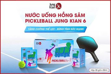 Nước Uống Hồng Sâm Pickleball Jung Kian - Tăng Cường Sức Khỏe, 30 Gói x 50ml, Hàn Quốc