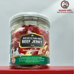 Khô Bò Thảo Mộc Quang Hiển 100gr - Mua 5 Tặng 1, Hương Vị Tự Nhiên, Snack Ngon, Thích Hợp Làm Quà Biếu
