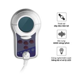 Máy Massage Bụng Buheung HMO-2005LB - Thiết Bị Massage Rung 2 Chế Độ, 5 Cường Độ - Chăm Sóc Sức Khỏe Tại Nhà