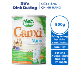 Sữa hạt xương khớp Nutrimilk Canxi Nano 900g - Bổ sung canxi hữu cơ, hỗ trợ sức khỏe xương khớp cho mọi lứa tuổi
