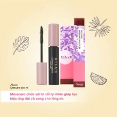 Mascara Naris Ailus Volume - Dưỡng Dày Dài Mi Chống Rụng, Hiệu Ứng 3D, Dung Tích 10g, Hàng Nhật Chính Hãng