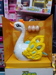 Đồ Chơi Thiên Nga Đẻ Trứng Pin - Đèn LED Nhiều Màu, Âm Thanh Vui Nhộn Dành Cho Trẻ Em Từ 3 Tuổi