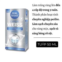 Kem đánh răng Perl Weiss Expert White Đức 50ml