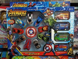 Bộ 13 xe ô tô chủ đề siêu anh hùng Avengers 757-24