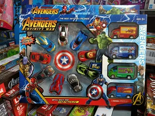 Bộ 13 xe ô tô chủ đề siêu anh hùng Avengers 757-24