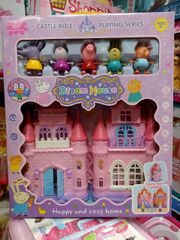 Đồ Chơi Nhà Búp Bê Heo Peppa Có Đèn LED & Âm Thanh Vui Nhộn - Quà Tặng Trẻ Em Thiết Kế Đáng Yêu
