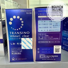 Viên uống trắng da giảm nám Nhật Bản White C Clear Transino - Hỗ trợ làm sáng da và cung cấp độ ẩm hiệu quả.