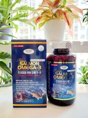 Viên Uống Dầu Cá Ever Green Premium Salmon Omega 3 300v - Bổ Sung Omega 3 Hỗ Trợ Tim Mạch và Tăng Cường Sức Đề Kháng
