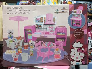 Đồ Chơi Nhà Bếp Hello Kitty - Bộ 4 Chú Mèo Có Đèn & Âm Thanh - Đồ Chơi Giúp Trẻ Phát Triển Kỹ Năng Nấu Ăn Creativeness