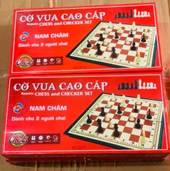 Bộ Cờ Cao Cấp Có Nam Châm Cho 2 Người Chơi - Đồ Chơi Giáo Dục Thú Vị Giúp Phát Triển Tư Duy Logic