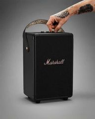 Loa Bluetooth Marshall TUFTON New - Âm thanh stereo chất lượng, pin 20 giờ, khả năng chống nước IPX2, thiết kế di động.