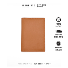 Bìa Da Hộ Chiếu MINI-MO Da Bò EPSOM Cao Cấp - Chống Thấm, Chống Xước, Sang Trọng, Tiện Lợi Cho Du Lịch