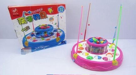Đồ chơi câu cá 2 tầng chạy pin có đèn và nhạc - Đồ chơi trẻ em giải trí thú vị phát triển kỹ năng cho bé
