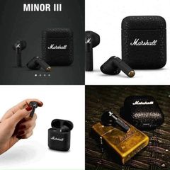 Tai Nghe Bluetooth Marshall Minor III - Âm Thanh Chất Lượng, Kháng Nước IPX4, Pin 25 Giờ, Thiết Kế Gọn Nhẹ, Phù Hợp Mọi Nhu Cầu